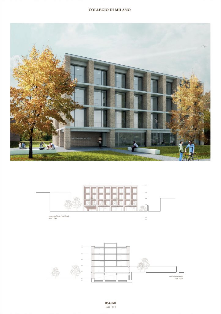 nuovo edificio per il collegio di milano <br> 2016